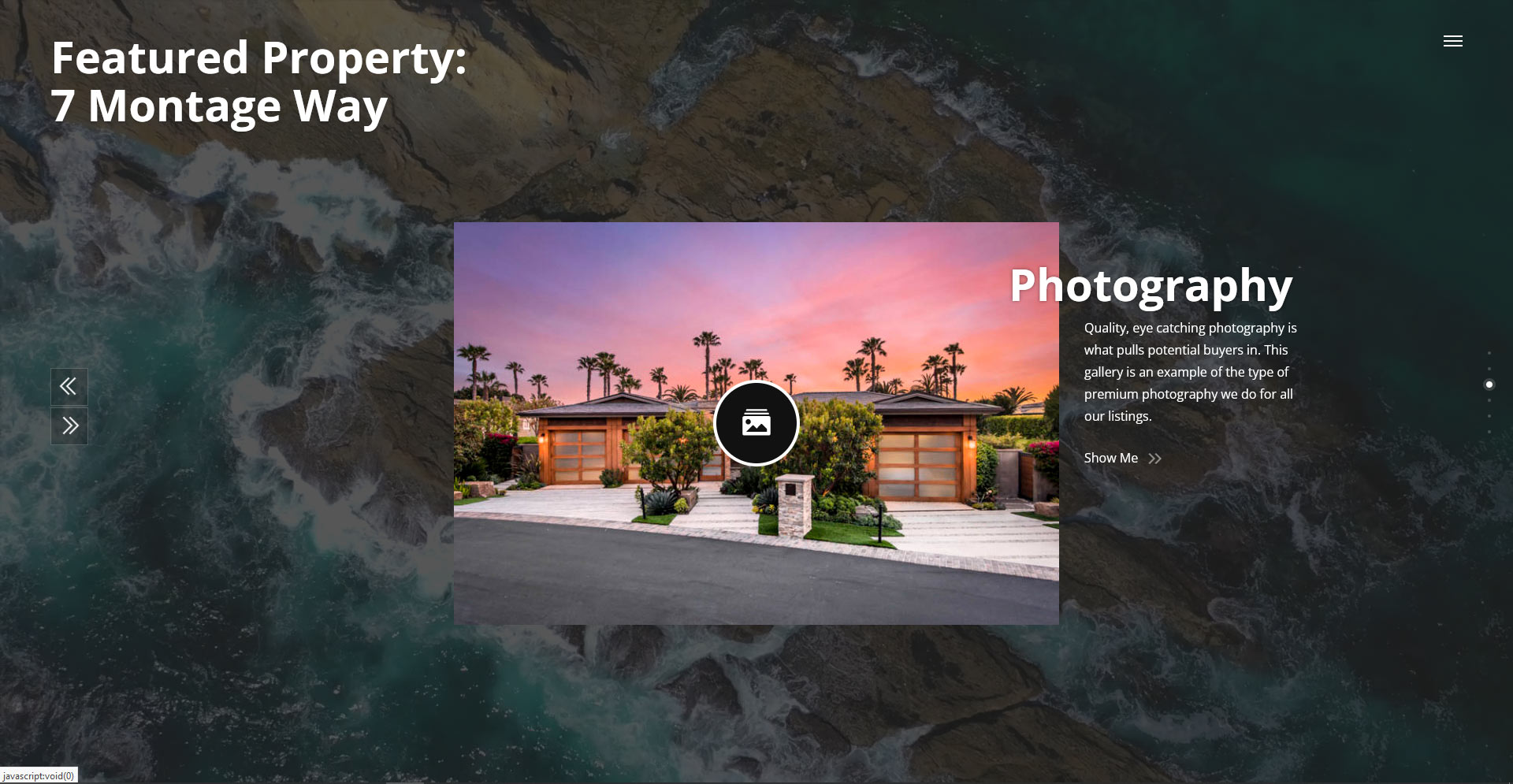 Slider with video and images lightboxes